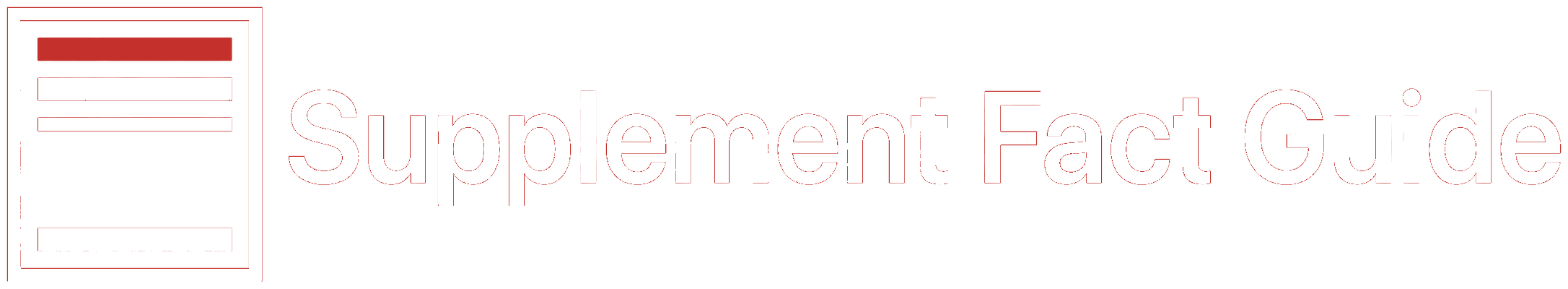 Supplement Fact Guide